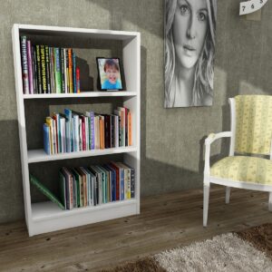 Biblioteca living pentru carti si obiecte de decor